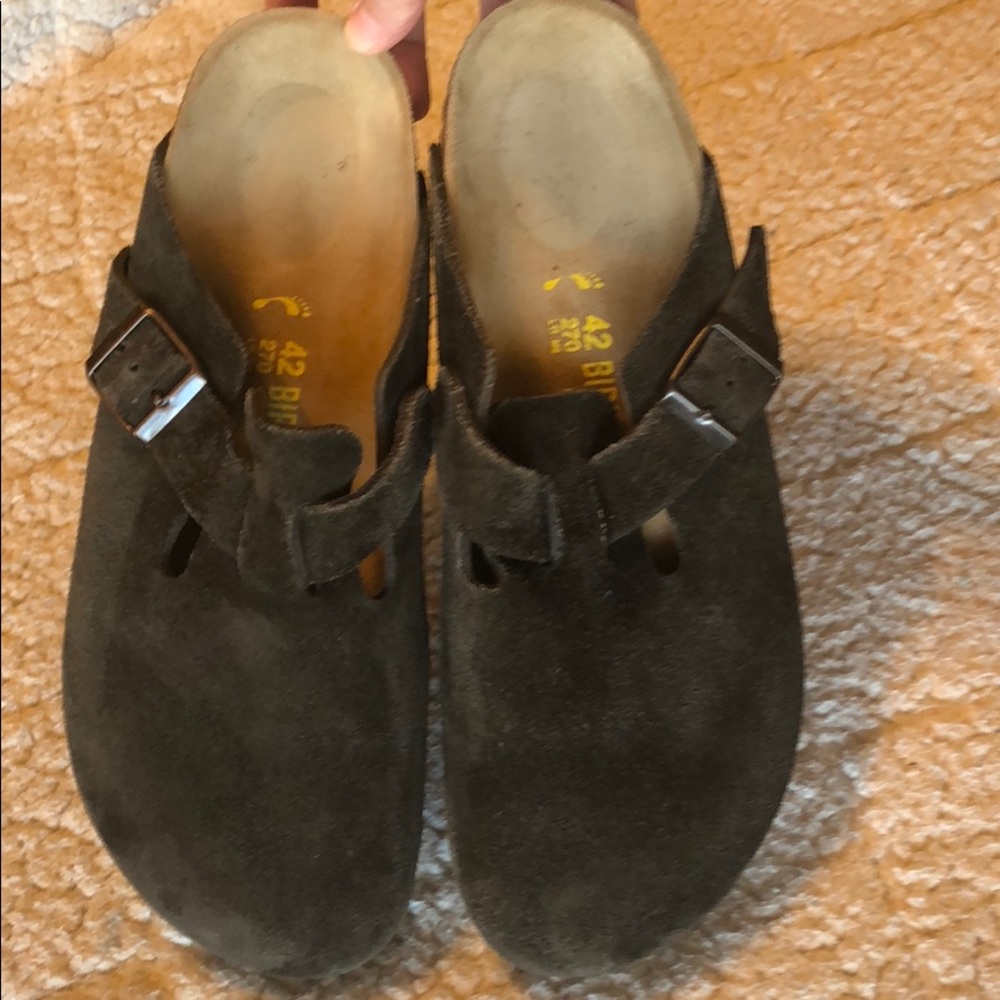 Birkenstock’s suede mules slide shoes 42
